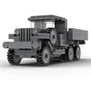 変身玩具ロボットソビエトガズAAA軍用車両トラックWW2トラックモデル軍隊ミニフィグレンガビルディングブロック子供231010101010