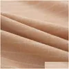 Sheet Sheets Sets Japanese Solid Light Tan Water-Proof Fitted Sheetwith Elastic Band Bed Mattress Protective Er Cotton Towel Drop De Otk3C