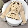 Womens Jacket Short Trench Designer Kvinna Windbreaker Jackets Coat Outwears Female Autumn Winter Tops Size S-L H5SI#