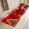 Decoraciones navideñas Alfombras navideñas Felpudo para exteriores Cocina Sala de estar Baño Alfombra para el piso Entrada Pasillo Alfombra antideslizante Decoración del hogar