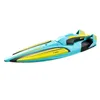 Electricrc barcos barco s1 rc barco sem fio elétrico longa resistência de alta velocidade corrida 24g lancha água modelo crianças brinquedo 231010