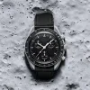 Горячие биокерамические часы Moonswatch Кварцевый хронограф Мужские часы Mission To Mercury Нейлоновые роскошные часы James Montre De Luxe Limited Edition Mast310L