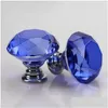 Jewelry Other Jewelry Findings Components Knob Screw Fashion 30Mm Diamond Crystal Glass Door Knobs Der Cabinet Furniture Handle Access Dh1Jg