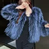 Women Fur Faux Plazson Płaszcz Kobiety Fall Winter Coats Veste Femme moda odzież wierzchnia 231010