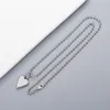 Vintage Heart Wisiant Naszyjnik Wysokiej jakości srebrny Naszyjnik na parę naszyjnik mody zaopatrzenie w biżuterię200s