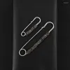 Broches Strass Kraagspelden Broche Mode Herenoverhemd Dameskleding Accessoires Sieraden Halsbanden Paperclip Stropdas Bar