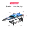 electricrc boats hj808 RC Boat 24Ghz 25kmh Highspeed Remote Control Racing Ship Speed ​​Speed ​​Kids Model 231010