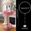 Inne imprezy imprezowe 163x73 cm Circle Balloon Arch Stand Stand Balloons Kolumna Dzieci urodziny Baloon Wedding Decoration Baby Shower Ballon 231011