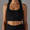 Roupa de yoga push up sutiãs esportivos topo feminino colete de fitness sem costura roupa interior à prova de choque sutiã de secagem rápida ginásio roupas esportivas