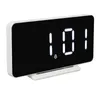 Watch Boxes Digital Alarm Clock Mirror Auto Dimming Dual USB Charging 3 Level Brightness With Temp Monitor For Study Office