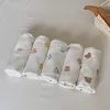 Sängkläder sätter Korea Japan Style Baby Filts Född Muslin Swaddle filt Bomull Spädbarn Täckbjörn och blöjor 231010