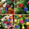 زخرفة الحفلات 24 PCS الهدايا المصغرة ديكور شجرة عيد الميلاد ديكور عيد الميلاد زخارف الزخارف الحلي 2023