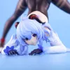 마스코트 의상 12cm Hentai Genshin Impact ganyu 섹시한 여자 애니메이션 게임 거짓말 다운 포지션 액션 피겨 성인 수집 가능한 모델 인형 장난감