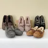 أستراليا كلاسيك بوتس بوتس مصممة بيني أحذية نسائية فراء من قطعة واحدة من أحذية الثلج الدافئة أحذية شتوية أحذية غير رسمية