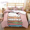 Ensembles de literie 3pcs / Set Cartoon Bubu et Dudu Series Design Home Textile Housse de couette Taie d'oreiller Kid Teen Girl Lover Covers