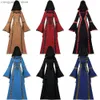 Tema Traje Mulheres Medieval Gótico Cosplay Vestidos Victoria Steampunk Hoodies Bandage Halloween Noble Palace Bell Long Carnaval Vem T231011