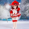 Dockor 30 cm 16 BJD Doll Joint Moveable Body Dress Up 3D Eyes mode Anime Animation Barnfödelsedagspresent Princess Girl Toys 231011