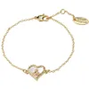 Designer Viviene Westwood Empress Dowager Vivian Love Saturn Beimu Armband Ins Small doftande vindskal Peach Peach Heart Handikraft Hög version