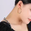 Hoop Earrings 2023 In Gold Plated Charms Unique Silver S925 For Women Jewelry Trendy Birthday Gift