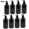 Dispensador de sabão líquido portátil, 4/8 peças, 500ml, loção vazia, bomba p, shampoo, recarregável, casa, viagem, garrafa dispensadora