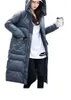 Женские плащи, пуховая куртка на хлопковой подкладке, женская 2023, длинное зимнее пальто в западном стиле, одежда для хлеба