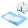 Fraldas de pano 20/40/100 pcs Almofada de enfermagem para bebês Tapete de papel descartável para fraldas para adultos e crianças absorventes à prova d'água Tapete para troca de fraldas 231006