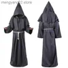 Theme Costume Ancient Come Medieval Monk Clothing Monk Robe Wizard Clothing Priest Clothing Halloween Cos Come T231011