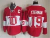 Retro Detroit Retrocesso Red Wings Hóquei 24 Chris Chelios Jersey 75º Ano 19 Steve Yzerman 16 Vladimir Konstantinov 17 Brett Hull Vintage''