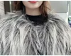 Women Fur Faux Plazson Płaszcz Kobiety Fall Winter Coats Veste Femme moda odzież wierzchnia 231010