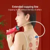 Back Massager Electric Scraping and Cupping Device Dredge Meridians Chinese Health Care Painless Suction Cups for Body Massage Vacuum Cans 231010