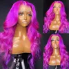 Brasiliana 13x4 parrucche per capelli umani frontale 613 Fronte di pizzo color rosa bionda rosa per donne nere Wave Body Wave syntheitc cosplay parrucca Prepuckd