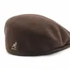 Béret kangourou d'été fin pour femme, artiste Kangol, filet japonais, laine rouge, nouveau chapeau bourgeon, automne/hiver, 823