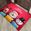Décorations de Noël Arbre de Noël Bienvenue Tapis antidérapants pour la maison Salon Chambre Décor Tapis de sol doux Tapis de jeu pour enfants