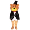 Halloween Cool Teddy Bear Mascot Costumes Symulacja Najwyższej jakości Kreskówka Postać Karnawał unisex dla dorosłych strój świąteczny strój