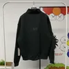 21fw Autumn Winter Oversize Back 3D Silicon Fleece Half Zipper Hoodie Skateboard High Street Unisex streetwear Sweatshirt