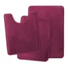 Set accessori da bagno Tappeti da bagno Tappetino in memory foam composto da 3 tappetini antiscivolo super assorbenti Drop