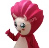 2024 Hot Sale Red Shell Mascot Costumes Cartoon Character Outfit Suit Carnival Adults Size Halloween Christmas Party Carnival Dress suits