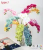 Decorative Flowers 1 Stem Real Touch Latex Artificial Moth Orchid Butterfly Flower For House Home Wedding Festival Decoration F472
