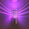 Vägglampa 3W RGB LED -ljus med fjärrkontroll utomhusdekorativ flerfärgad lampor för sovrums vardagsrumsdekoration