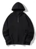 Heren Hoodies 2023 Herfst Half-Zip Mannen Koreaanse Mode Lange Mouw Katoen Casual Hoody Sweatshirts Truien Tops Plus Size 8XL