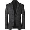 Costumes pour hommes printemps hommes vêtements hommes Blazer veste mode décontracté mince manteaux mâle bureau affaires vestes de mariage pour