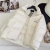 Zimowa designerka męska puffer kurtka bawełniana moda kurtki gęste parkas płaszcze płaszcza odzieży wierzchniej SML