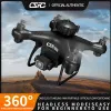 New CS8 Mini Drone 4K Dual Camera HD Professional Obstacle Avoidance 360 RC Wide Angle Adjustable ESC RC Quadcopter Toy