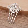 Hair Clips 10 PCS 37 58 MM Metal Comb Hairpin Copper Filigree Flower Vintage Hairwear Bridal Headwear