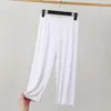 Women's Sleepwear Loose Pajama Loungewear Sleeping Pyjamas Casual Pantalones Sleep Trousers Bottoms 3/4 Female Length Pants 2023