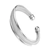 Gioielli Bracciali Gioiellibracciali 925 Sterling Sier Moda Charms Bracciale rigido Retro Vintage Stili misti Gioielli per le donne Chris Dhb1G