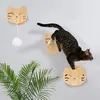 Meubles pour chat Grattoirs muraux pour chat Meubles d'arbre d'escalade en bois Étagère d'escalade pour chat Étagères pour chat avec marches murales en jute pour chat Échelle Hamac 231011