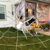 Inne świąteczne zapasy imprezowe Halloween Dekoracja Pająk Party Akcesoria Dekoracje Outdoor for Home Festival Haunted Spider Web Events R231011