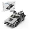 Transformation toys Robots Build MOC 23436 Delorean From BACK TO THE FUTURE In Minifig Scale Bricks Blocks Kid Toy 231010