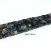 Perline Naturali Cubo Quadrato Da 4 Mm Agate Pietre Preziose Cristallo Sciolto Energia Potere Per La Creazione Di Gioielli 15"